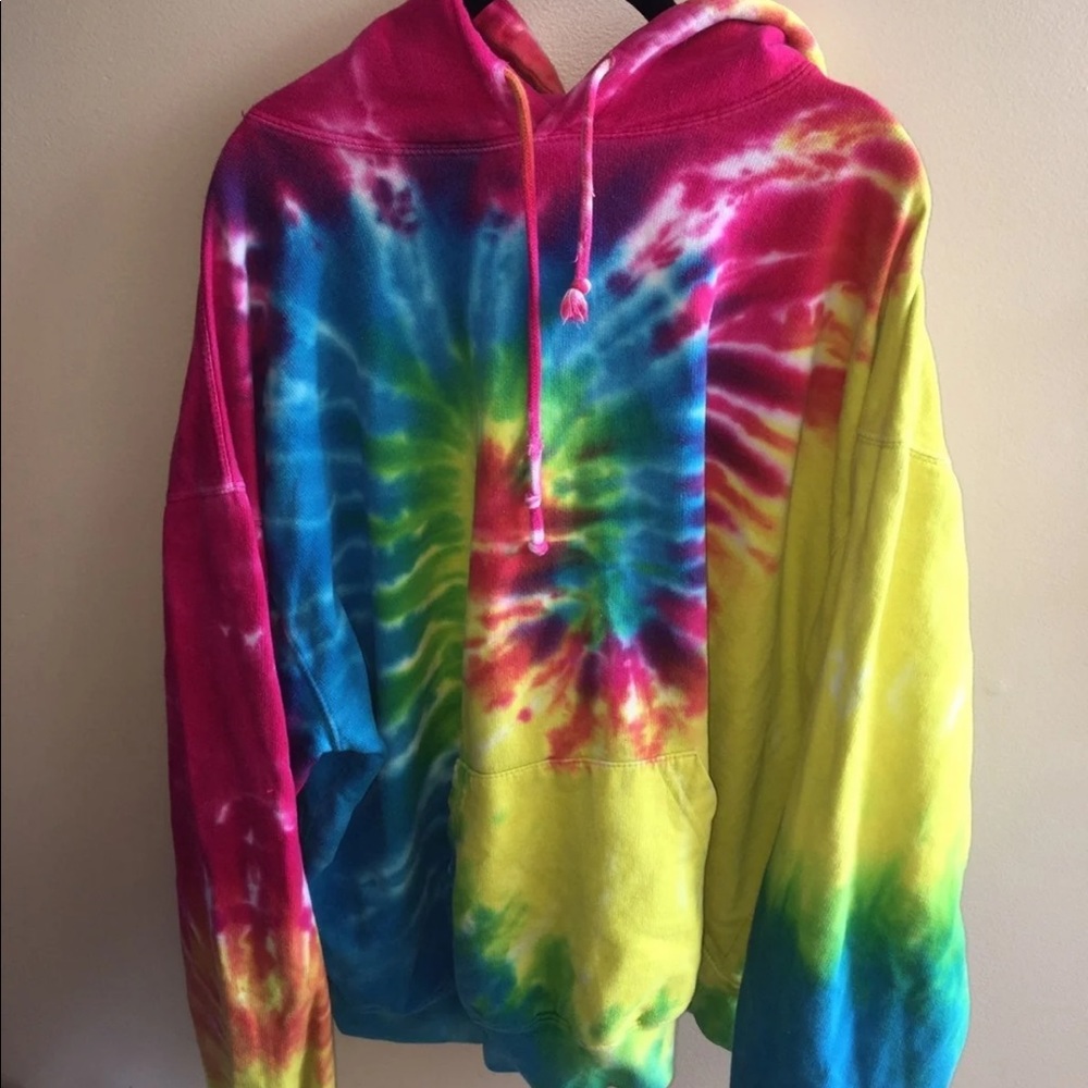 Tie Dye Rainbow Hoodie